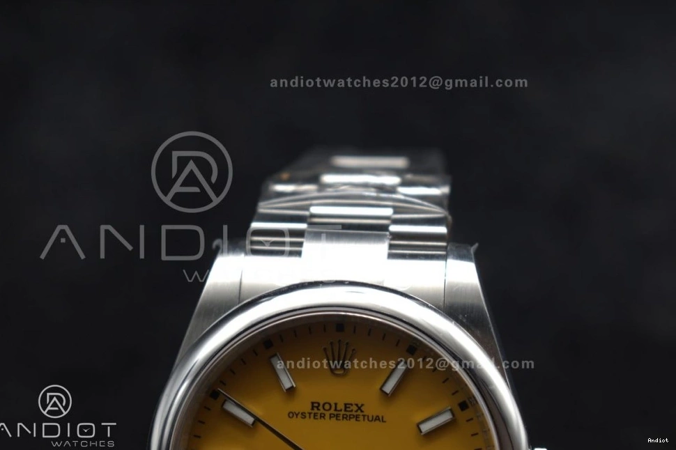 Oyster Dial 1:1 41mm 124300 Clean Best Edition 904L Yellow Steel MultiPurpose 937 VR Perpetual 0718